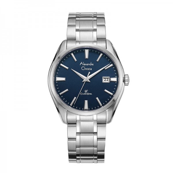 Alexandre Christie AC 8682 Silver Blue Man MDBSSBU